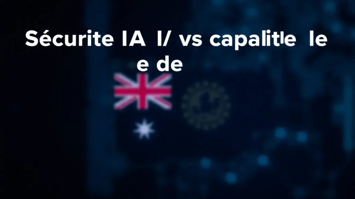 L'accord entre Anthropic et l'Australie : un tournant pour la sécurité de l'IA