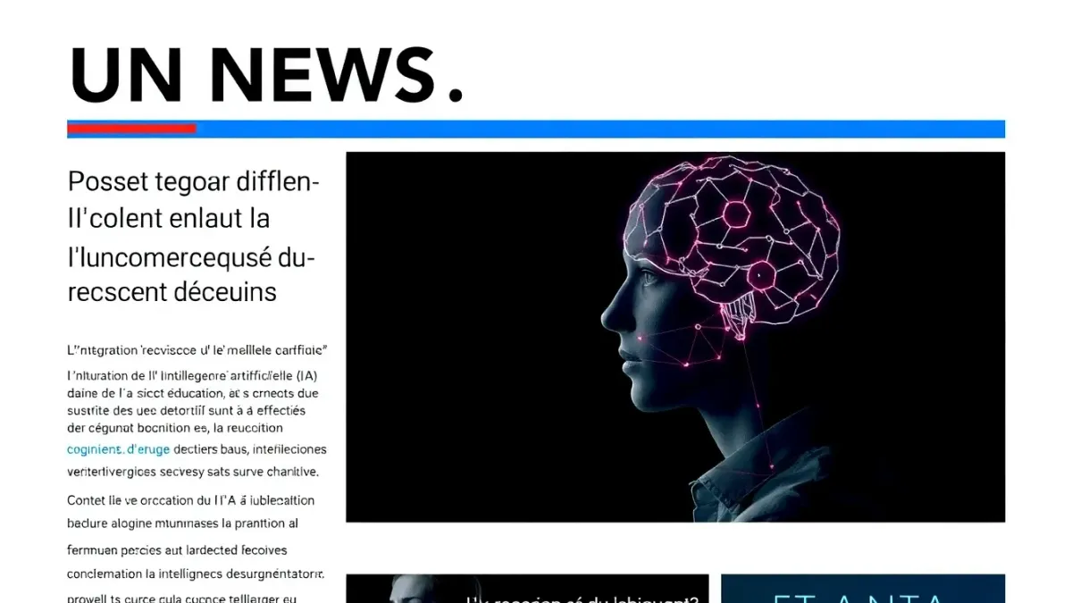 🎙️ Utilisation de l’IA dans l’éducation : le risque de « l’atrophie cognitive »