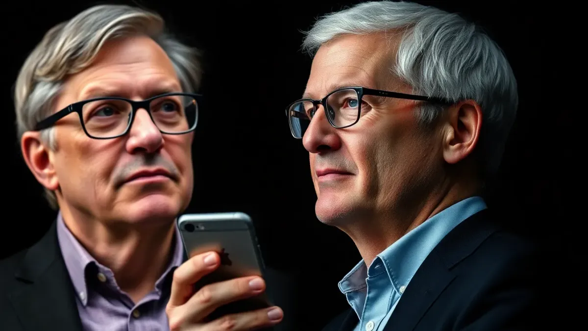 Des leaders technologiques prédisent la fin du smartphone, mais Tim Cook voit les choses autrement