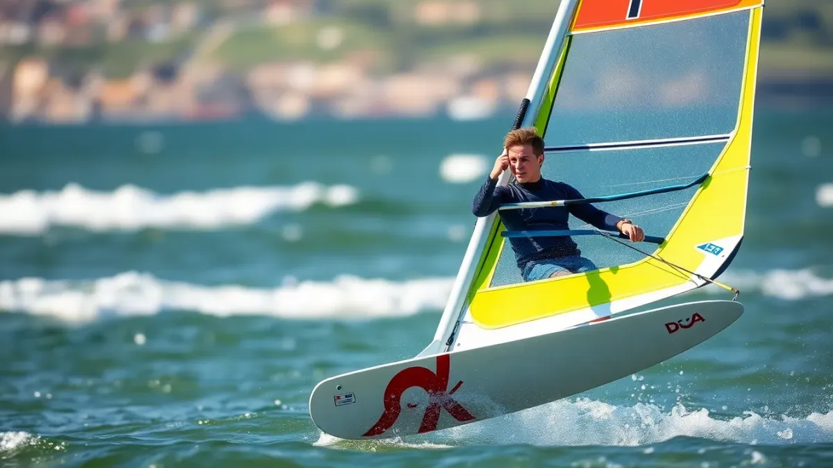Gaëtan Obin : le prodige du windsurf qui fait sensation à 15 ans