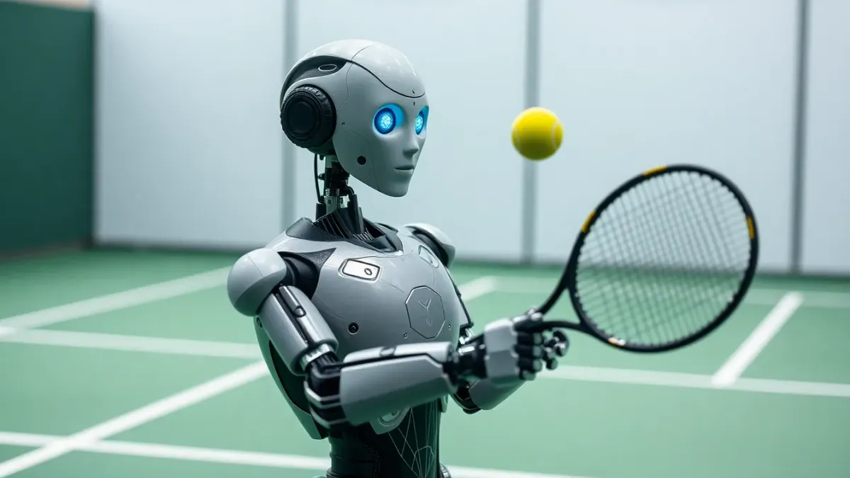 "De la simple imitation à une interaction sportive intelligente", un robot chinois a appris à jouer au tennis, une première, le Grand Chelem n’est pas pour demain mais le parkour peut-être
