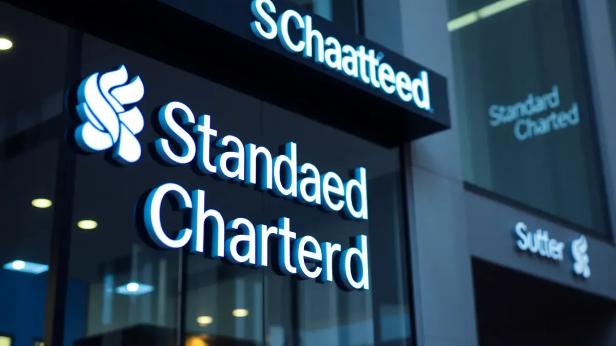 Standard Chartered et l'IA : vers une réduction massive des effectifs d'ici 2030