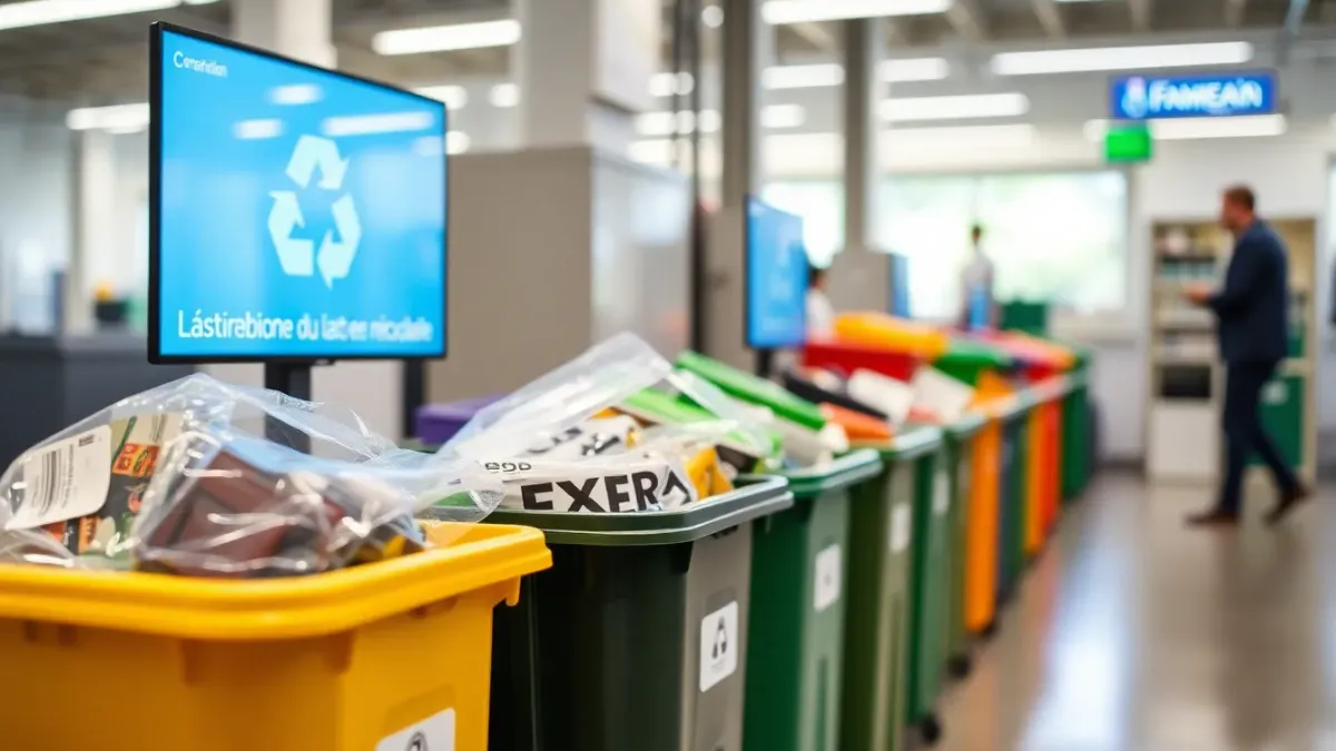 Photos. Cette plateforme de tri à Fameck mise sur l'IA pour le tri des déchets