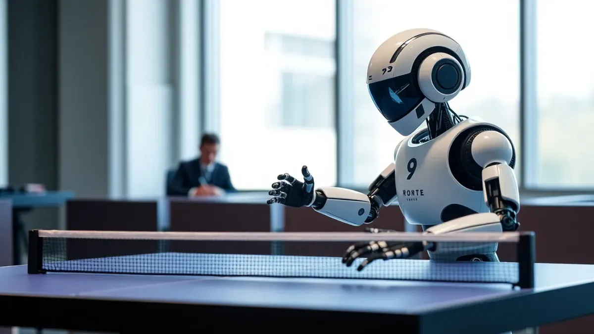 Un robot de tennis de table prêt à rivaliser avec les Lebrun