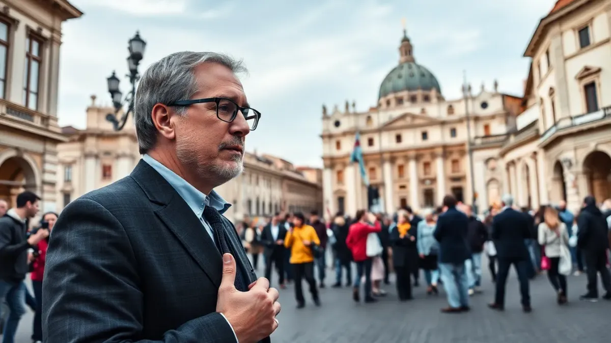 Antéchrist, IA et messe en latin : la tournée romaine de Peter Thiel irrite l'Eglise et embarrasse la droite italienne