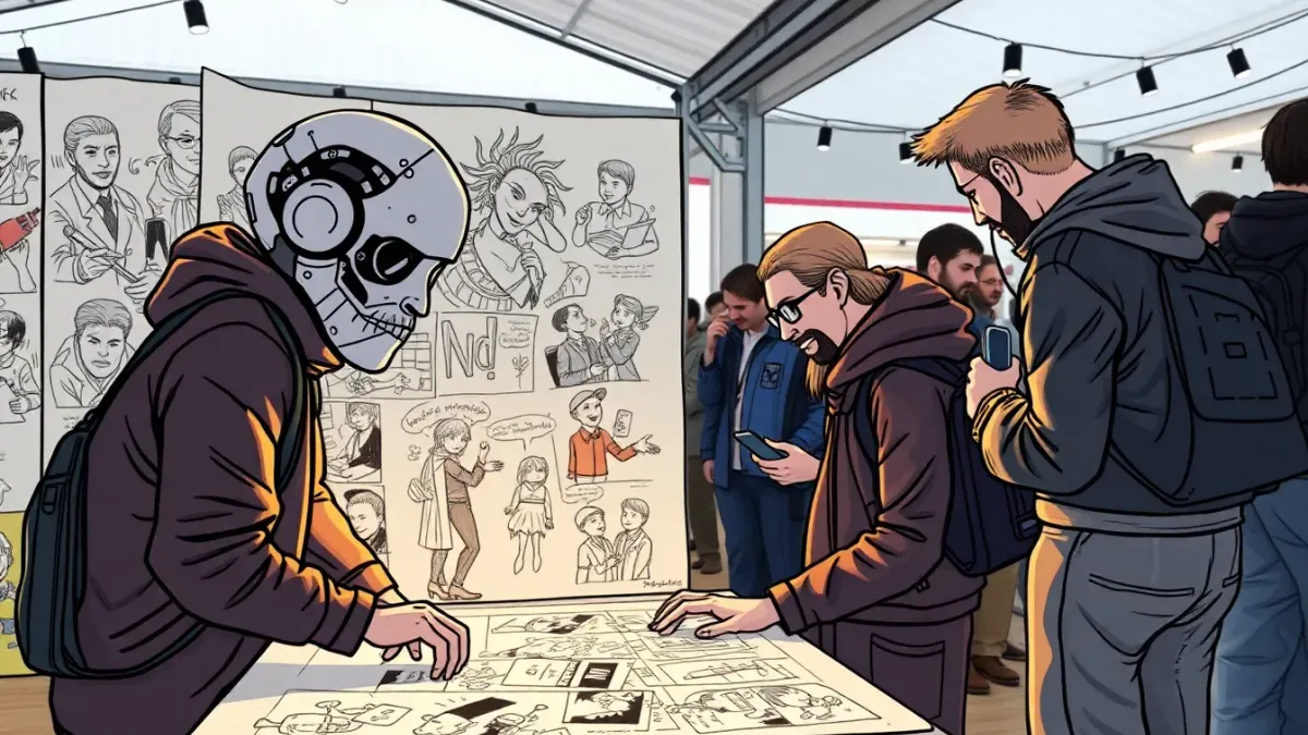 L'IA dans la bande dessinée : Une alerte au festival de Perros-Guirec