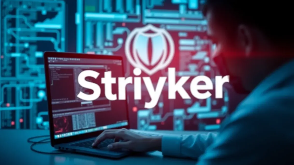 Cyberattaque contre Stryker : un groupe lié à l’Iran revendique une paralysie des systèmes - Solutions-Numeriques