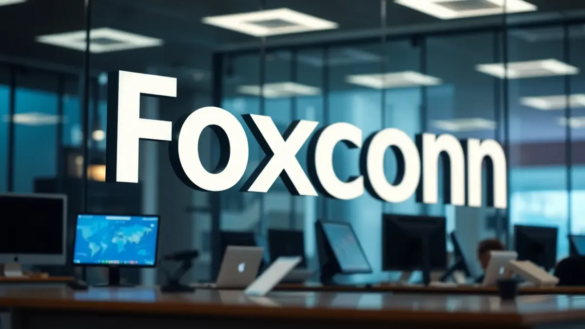 Le géant technologique taïwanais Foxconn affiche une hausse de 24% de son bénéfice net annuel