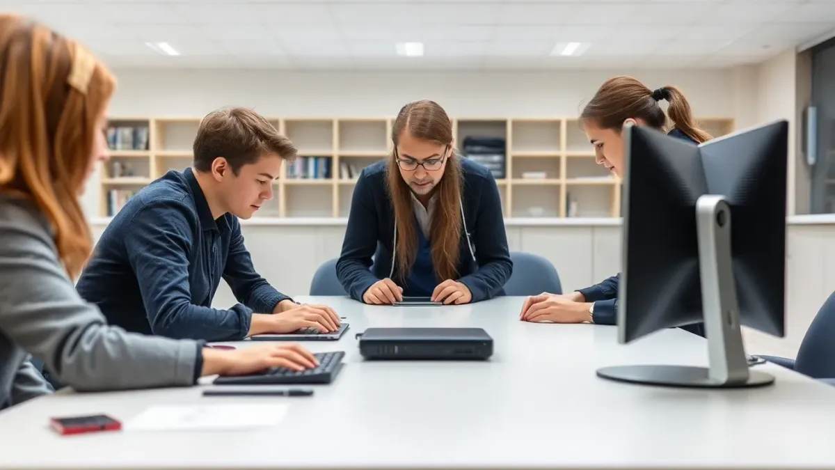 L’IA décryptée, une option sans ordinateurs, au lycée Colbert à Lorient