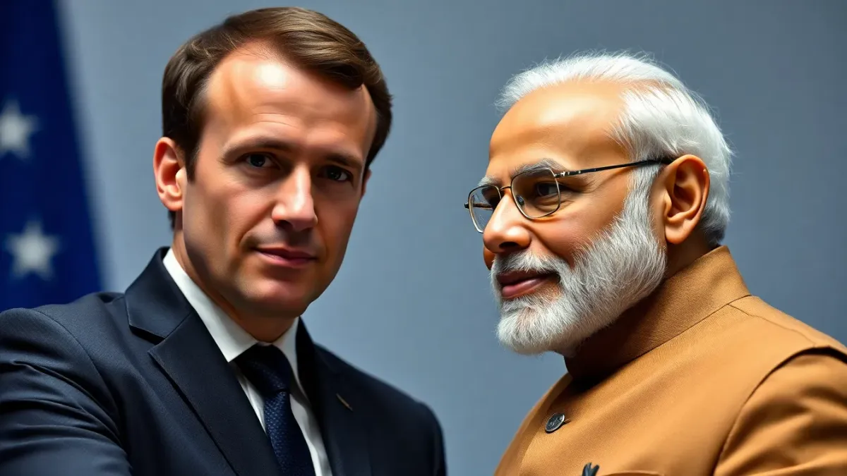 Macron et Modi renforcent leur collaboration stratégique à l'approche du G7