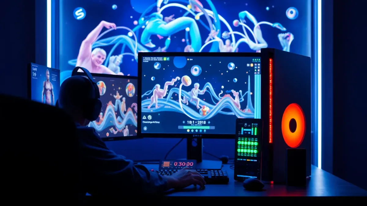 Un gamer crée un PC incroyable qui affiche des milliers de GIF en direct
