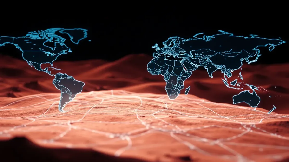 Des cartes innovantes pour la colonisation de Mars générées par IA