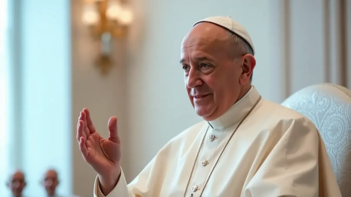 Le pape critique l'IA, mais ses messages pourraient provenir d'une IA