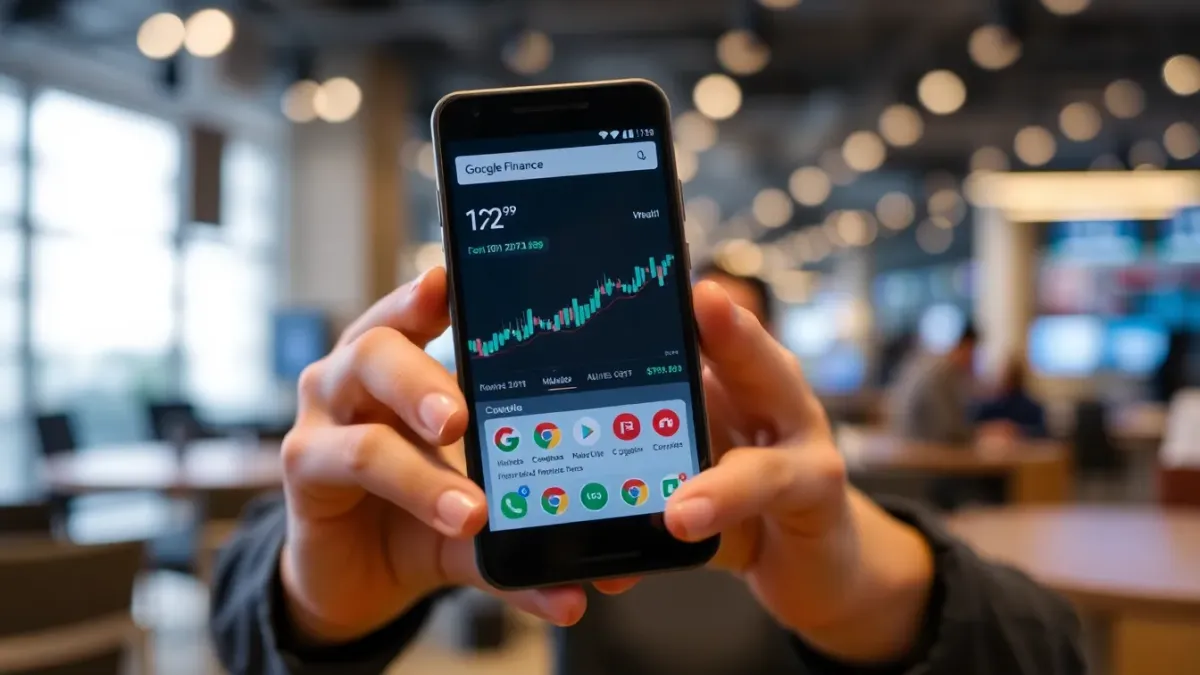 Google Finance débarque sur Android avec une touche d'IA pour surveiller les marchés