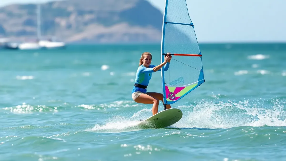 Justine Lemeteyer : Portrait d'une étoile montante du windsurf français