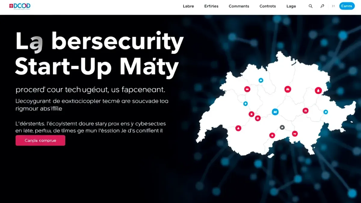 La carte des start-ups en cybersécurité suisse : un modèle d'innovation