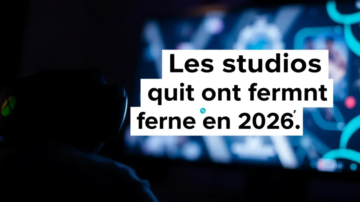 Les fermetures de studios de jeu en 2026 : une tendance inquiétante