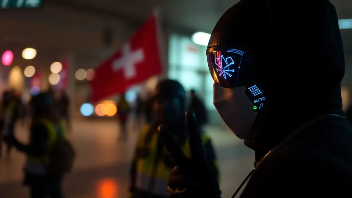 L'usage controversé de l'IA par l'extrême droite en Suisse pour cibler des manifestants