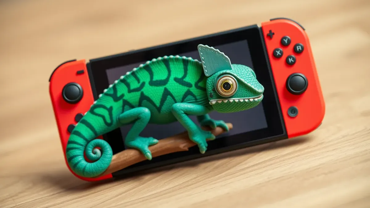 Meccha Chameleon : Le Phénomène du Cache-Cache Arrive sur Nintendo Switch 2