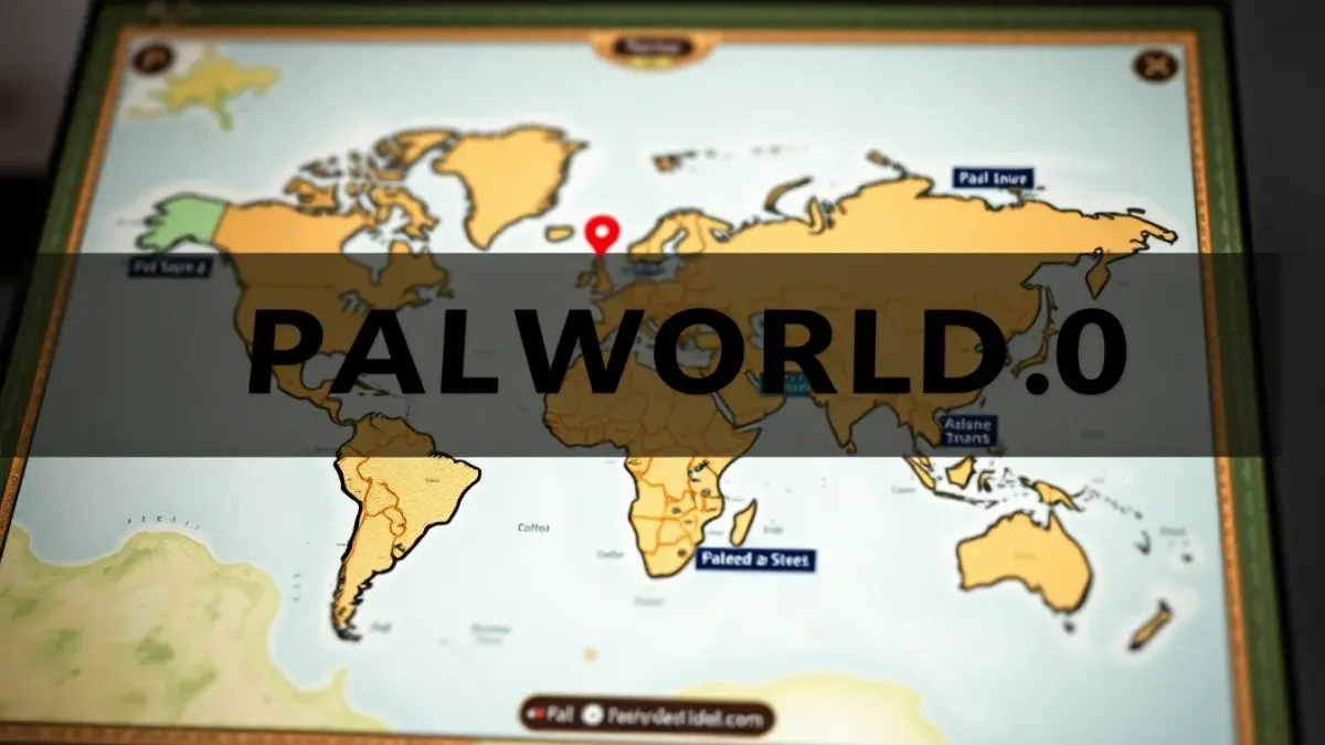 Palworld 1.0 : Une carte interactive dévoile nouveaux Pals et zones