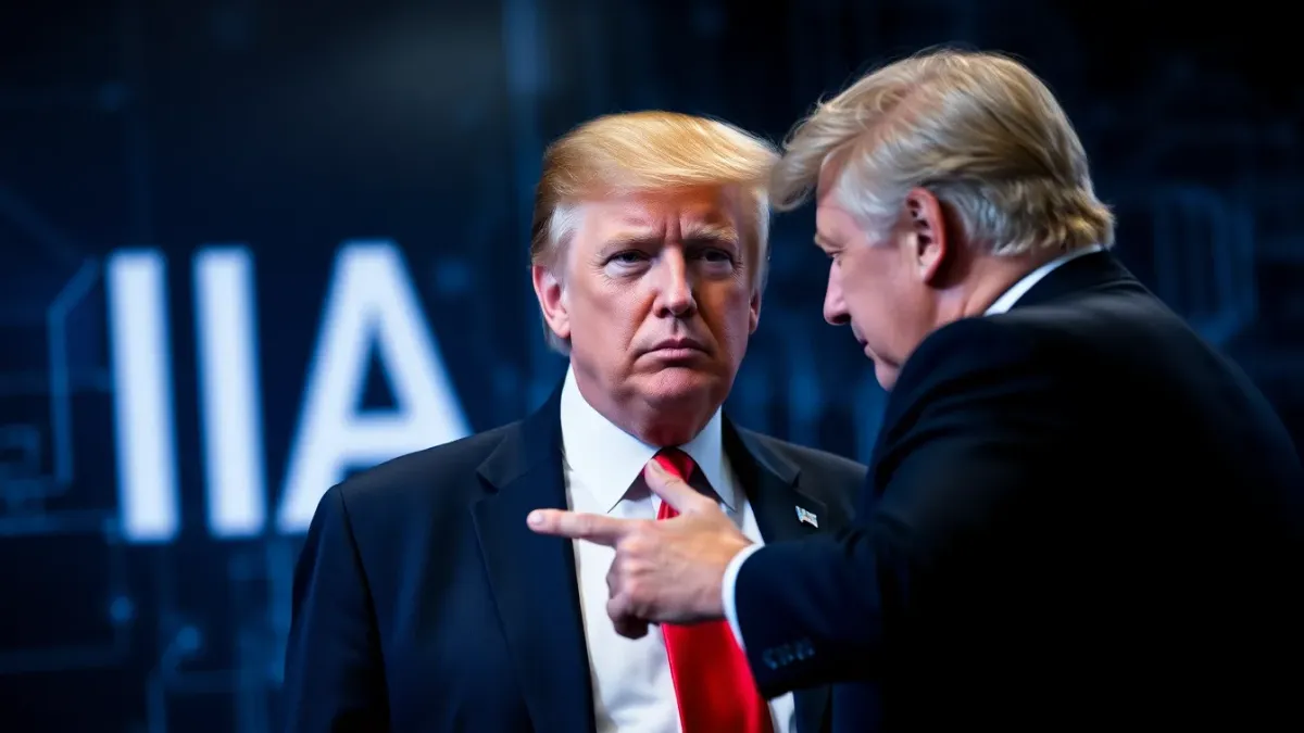 Réflexion de Donald Trump sur la régulation de l'IA aux États-Unis