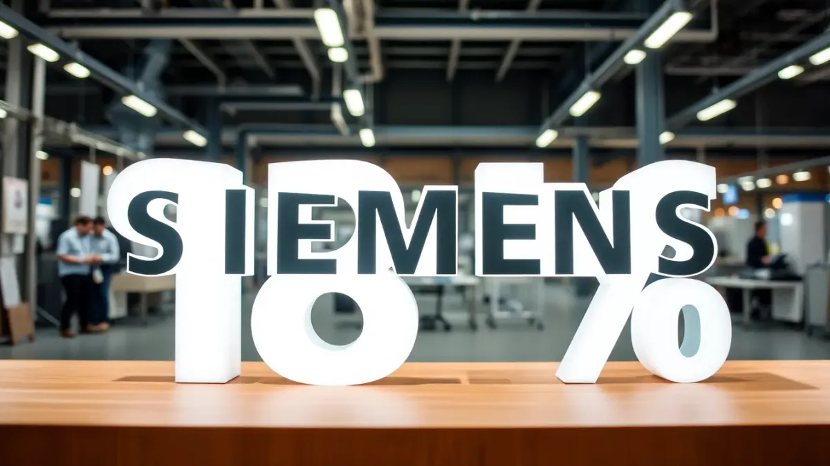 Siemens enregistre une hausse de 18% des commandes grâce à l'intelligence artificielle