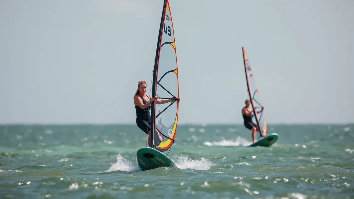 Steinberg et van Opzeeland : des performances éclatantes aux Championnats iQFOiL