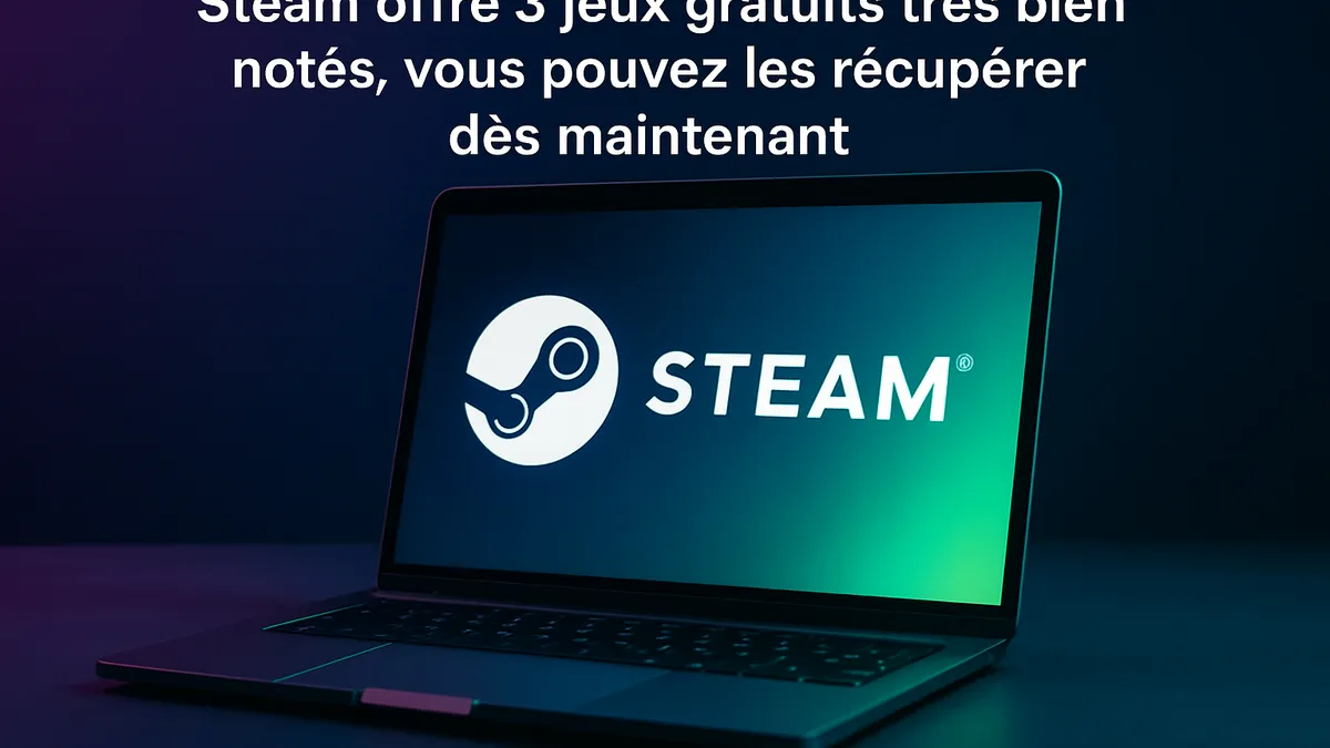 Trois jeux gratuits à ne pas manquer sur Steam : profitez-en vite !