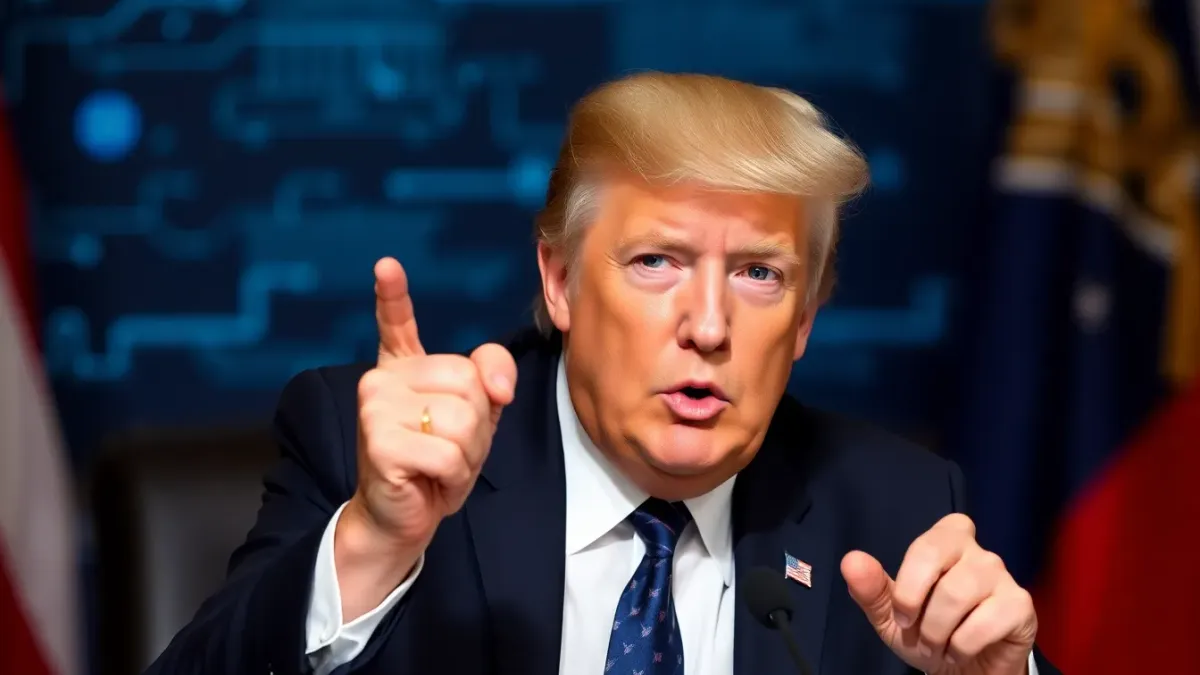 Trump face aux défis de l'IA : compromis dangereux pour les libertés en ligne