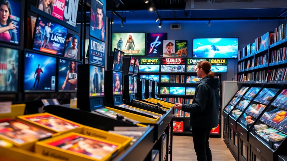 Un magasin de jeux vidéo s'adapte à l'ère du numérique : défi et résilience
